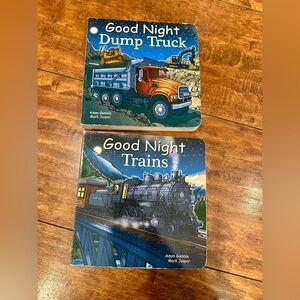 Good Night Dump Truck and Trains Board Books